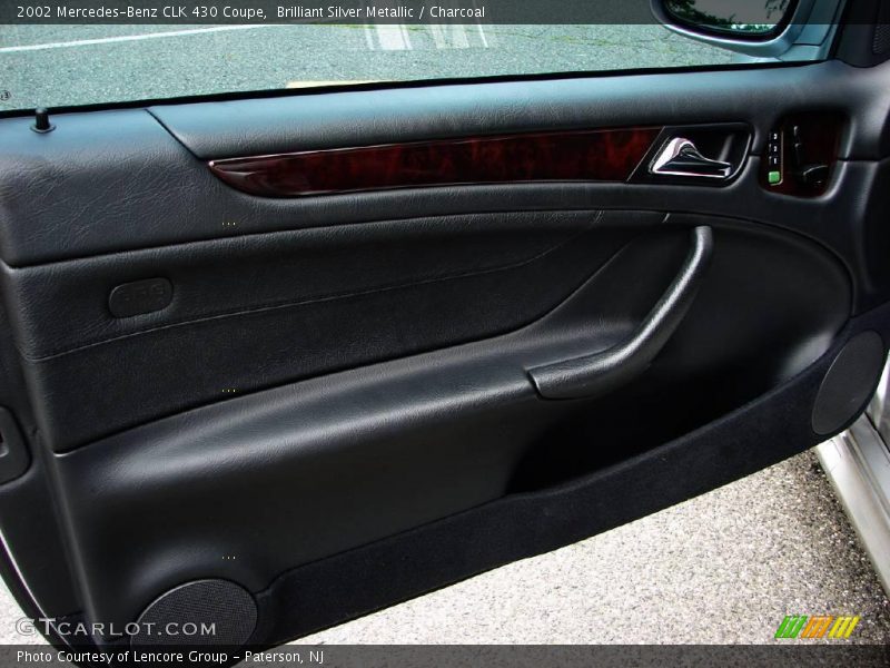 Brilliant Silver Metallic / Charcoal 2002 Mercedes-Benz CLK 430 Coupe