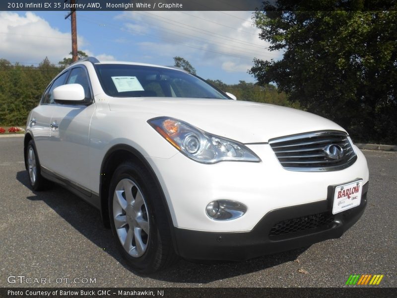 Moonlight White / Graphite 2010 Infiniti EX 35 Journey AWD