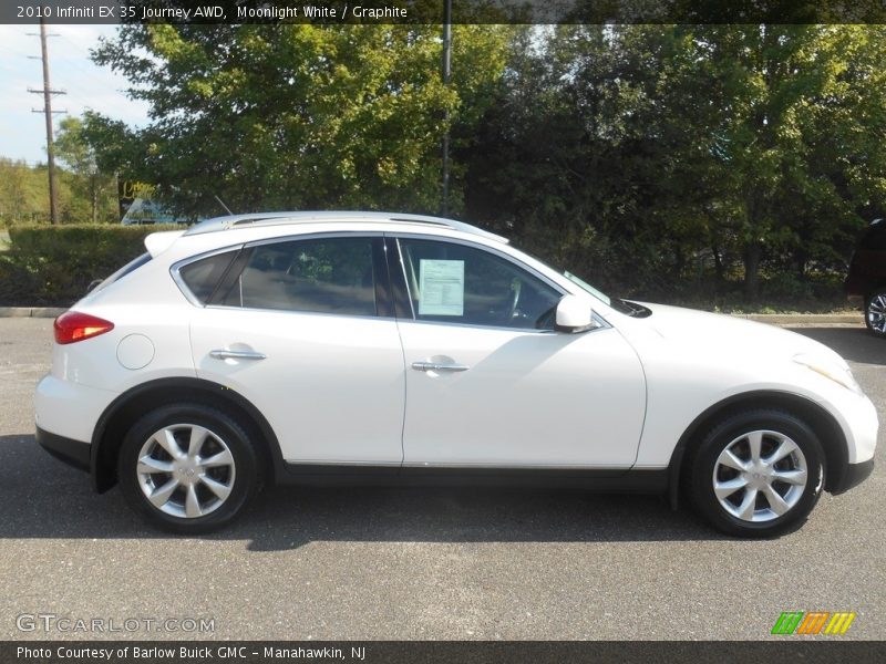 Moonlight White / Graphite 2010 Infiniti EX 35 Journey AWD