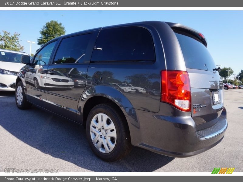 Granite / Black/Light Graystone 2017 Dodge Grand Caravan SE