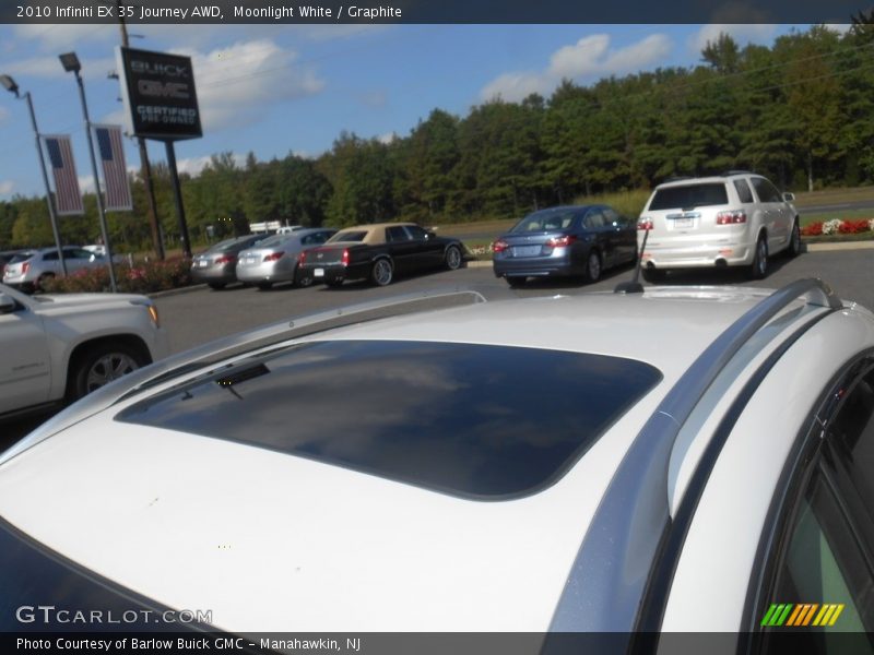 Moonlight White / Graphite 2010 Infiniti EX 35 Journey AWD