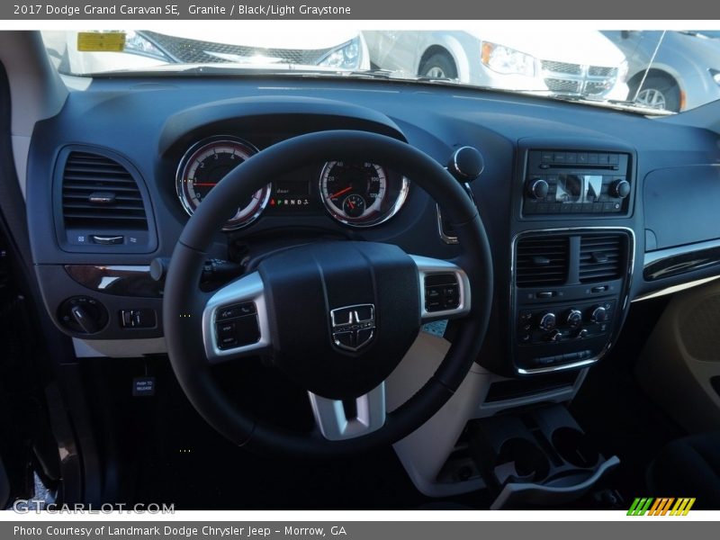 Granite / Black/Light Graystone 2017 Dodge Grand Caravan SE