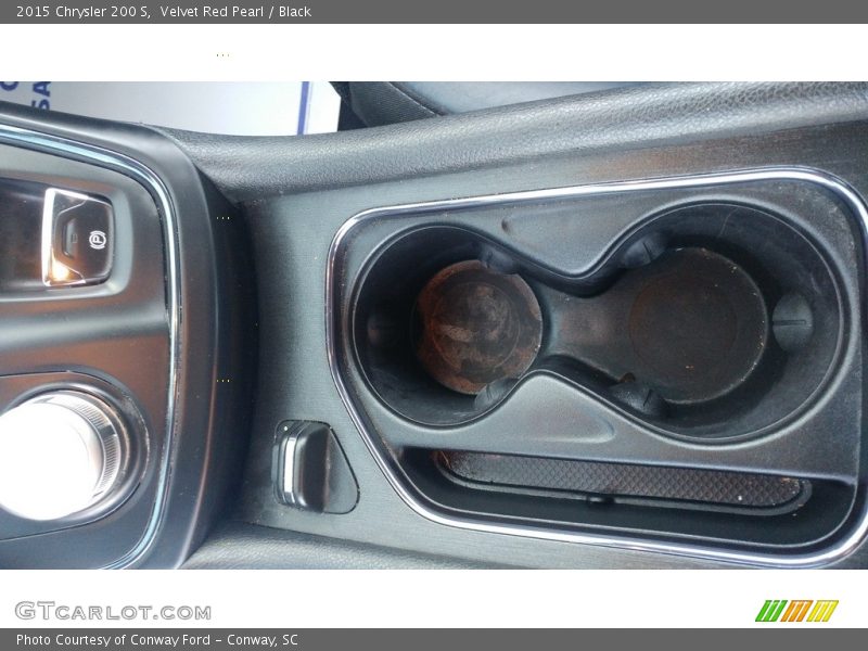 Velvet Red Pearl / Black 2015 Chrysler 200 S