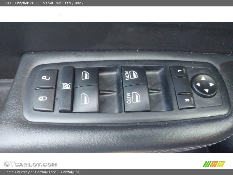 Velvet Red Pearl / Black 2015 Chrysler 200 S