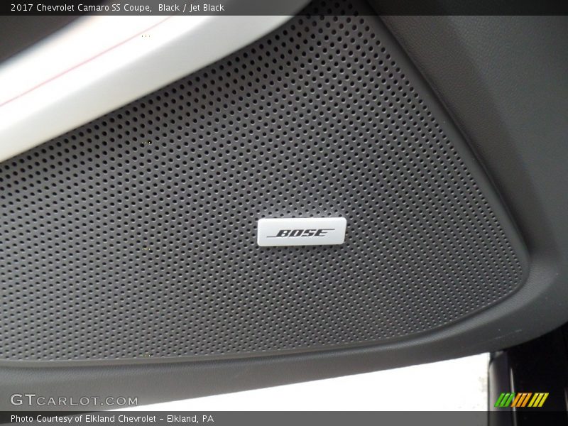 Black / Jet Black 2017 Chevrolet Camaro SS Coupe