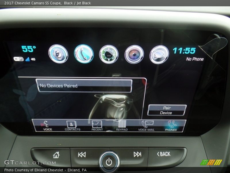 Black / Jet Black 2017 Chevrolet Camaro SS Coupe