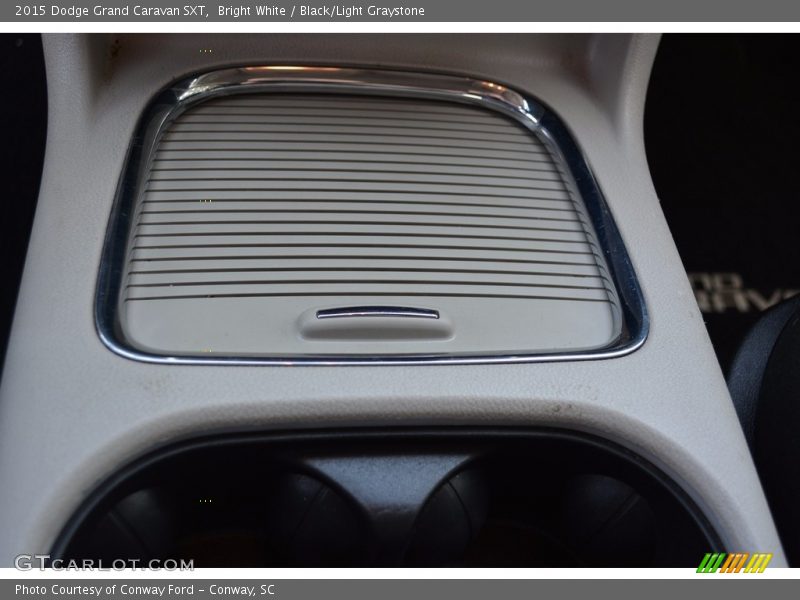 Bright White / Black/Light Graystone 2015 Dodge Grand Caravan SXT