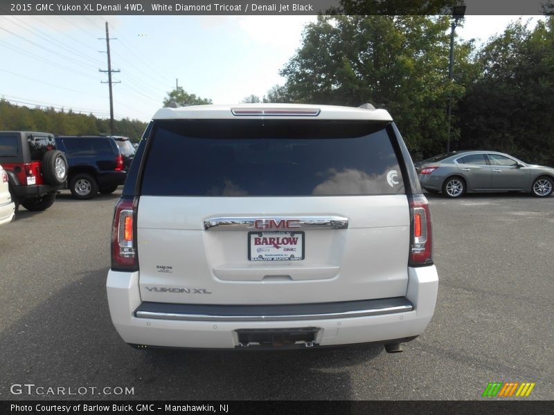 White Diamond Tricoat / Denali Jet Black 2015 GMC Yukon XL Denali 4WD