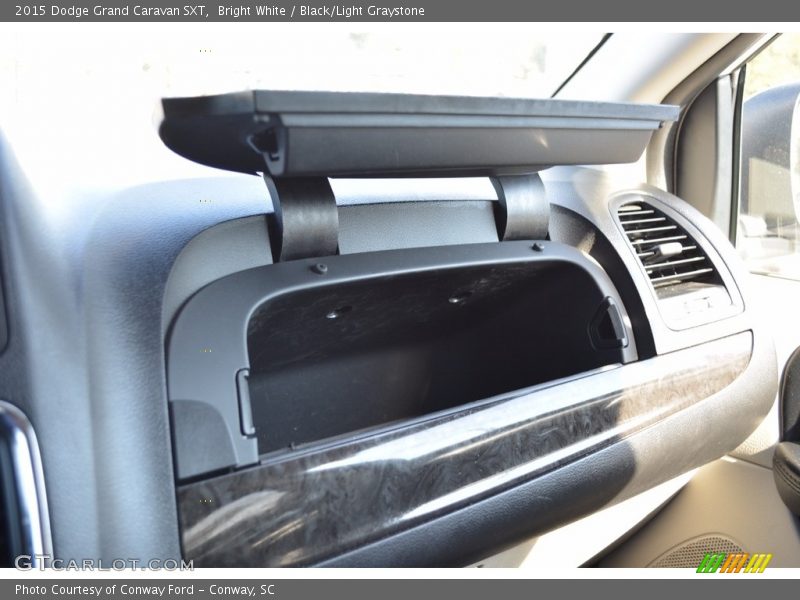 Bright White / Black/Light Graystone 2015 Dodge Grand Caravan SXT