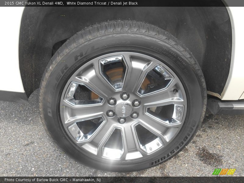 White Diamond Tricoat / Denali Jet Black 2015 GMC Yukon XL Denali 4WD