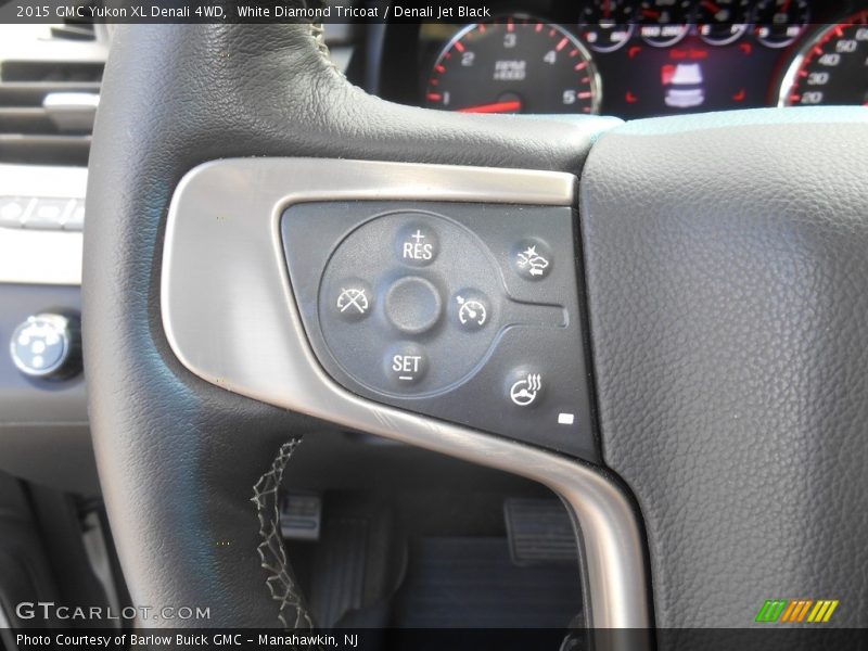 White Diamond Tricoat / Denali Jet Black 2015 GMC Yukon XL Denali 4WD