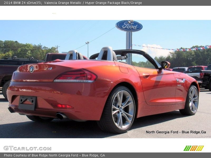 Valencia Orange Metallic / Hyper Orange Package Black/Orange 2014 BMW Z4 sDrive35i