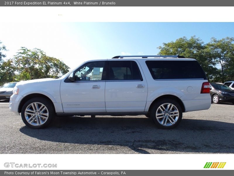 White Platinum / Brunello 2017 Ford Expedition EL Platinum 4x4
