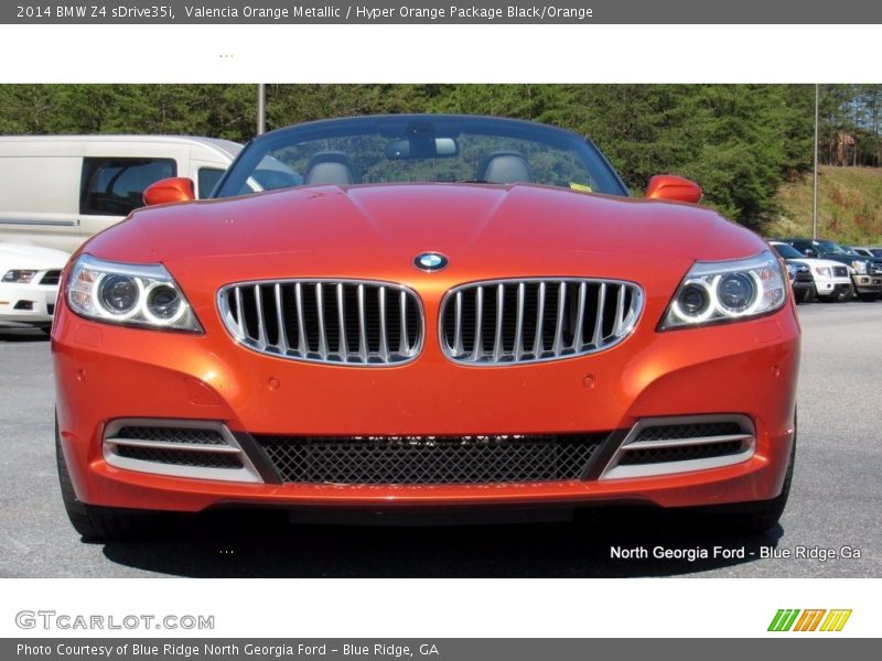 Valencia Orange Metallic / Hyper Orange Package Black/Orange 2014 BMW Z4 sDrive35i