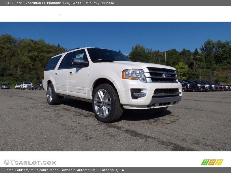 White Platinum / Brunello 2017 Ford Expedition EL Platinum 4x4