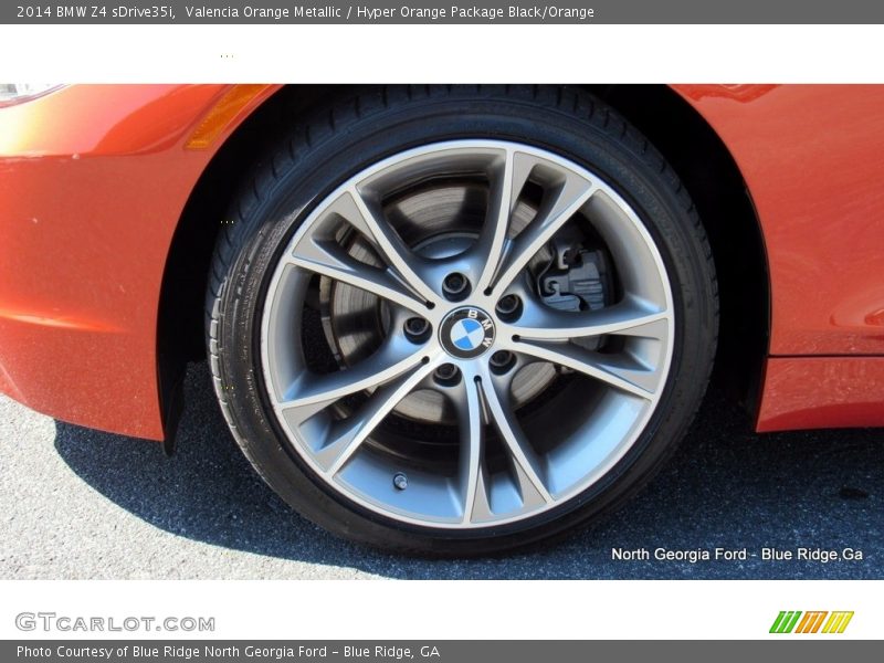 Valencia Orange Metallic / Hyper Orange Package Black/Orange 2014 BMW Z4 sDrive35i