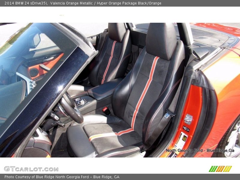 Valencia Orange Metallic / Hyper Orange Package Black/Orange 2014 BMW Z4 sDrive35i