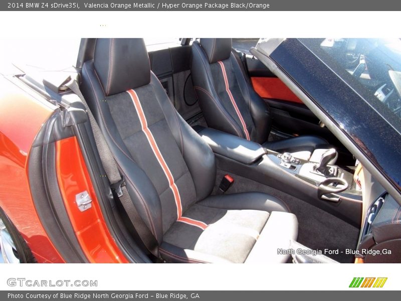 Valencia Orange Metallic / Hyper Orange Package Black/Orange 2014 BMW Z4 sDrive35i