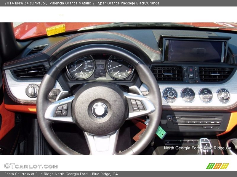 Valencia Orange Metallic / Hyper Orange Package Black/Orange 2014 BMW Z4 sDrive35i