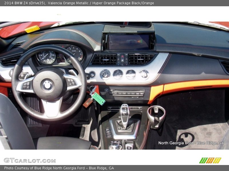 Valencia Orange Metallic / Hyper Orange Package Black/Orange 2014 BMW Z4 sDrive35i