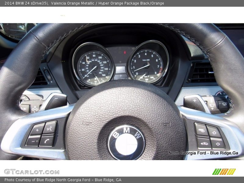 Valencia Orange Metallic / Hyper Orange Package Black/Orange 2014 BMW Z4 sDrive35i