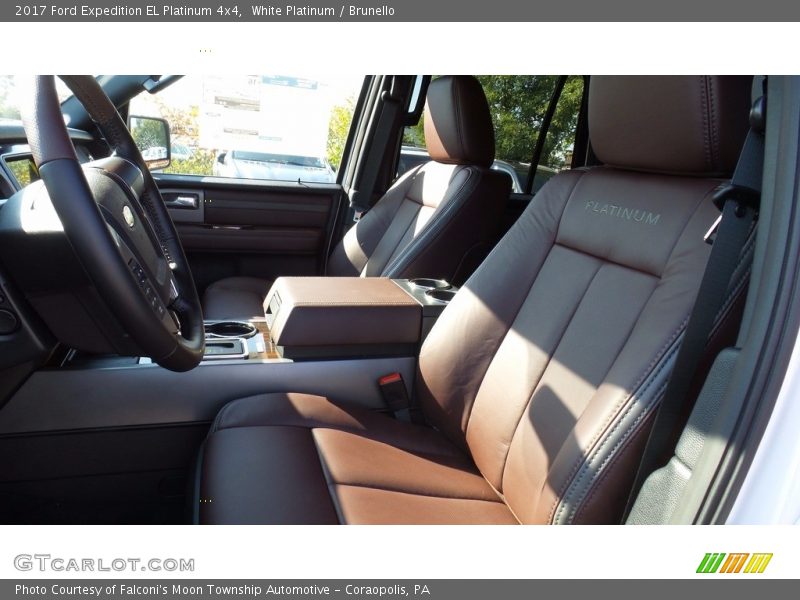 Front Seat of 2017 Expedition EL Platinum 4x4
