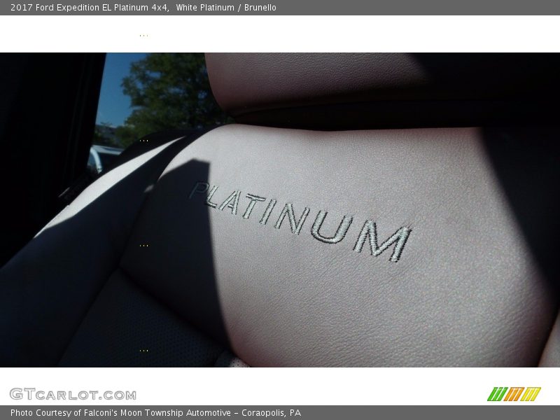 White Platinum / Brunello 2017 Ford Expedition EL Platinum 4x4