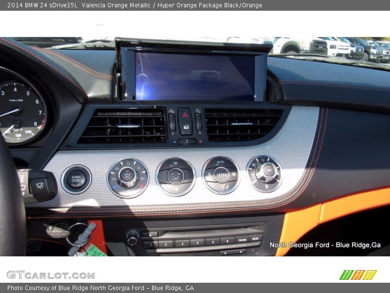 Valencia Orange Metallic / Hyper Orange Package Black/Orange 2014 BMW Z4 sDrive35i