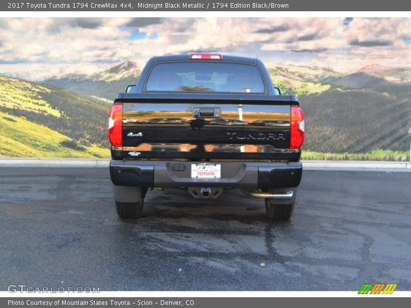 Midnight Black Metallic / 1794 Edition Black/Brown 2017 Toyota Tundra 1794 CrewMax 4x4