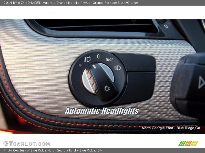 Valencia Orange Metallic / Hyper Orange Package Black/Orange 2014 BMW Z4 sDrive35i