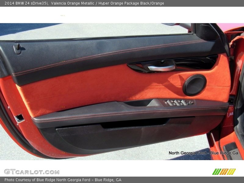 Valencia Orange Metallic / Hyper Orange Package Black/Orange 2014 BMW Z4 sDrive35i