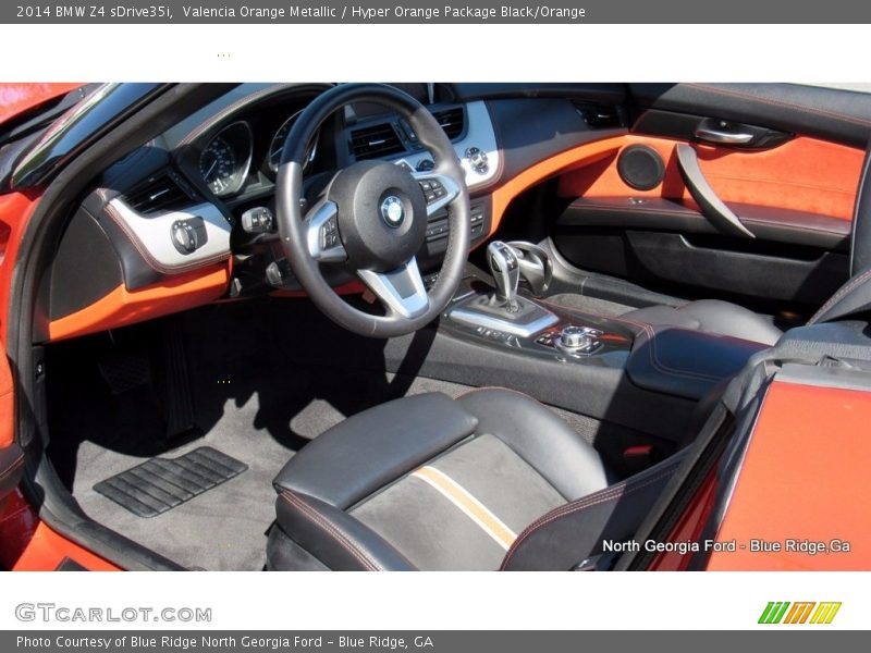 Valencia Orange Metallic / Hyper Orange Package Black/Orange 2014 BMW Z4 sDrive35i