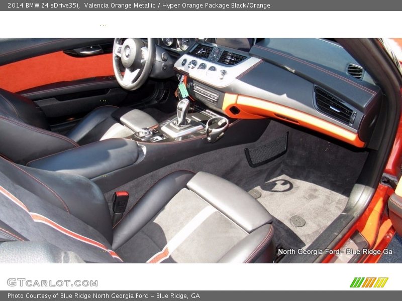 Valencia Orange Metallic / Hyper Orange Package Black/Orange 2014 BMW Z4 sDrive35i
