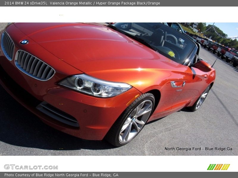Valencia Orange Metallic / Hyper Orange Package Black/Orange 2014 BMW Z4 sDrive35i