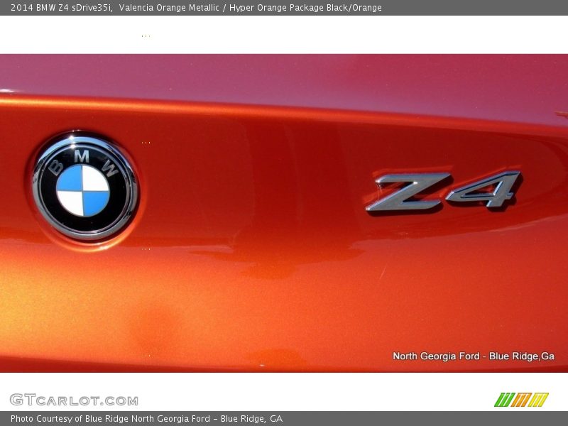Valencia Orange Metallic / Hyper Orange Package Black/Orange 2014 BMW Z4 sDrive35i