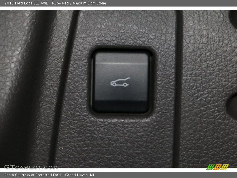 Ruby Red / Medium Light Stone 2013 Ford Edge SEL AWD