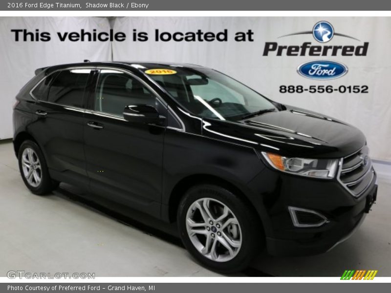 Shadow Black / Ebony 2016 Ford Edge Titanium