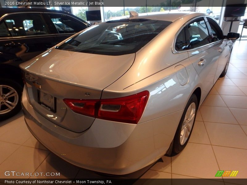 Silver Ice Metallic / Jet Black 2016 Chevrolet Malibu LT