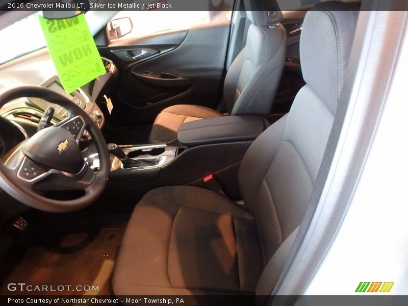 Silver Ice Metallic / Jet Black 2016 Chevrolet Malibu LT