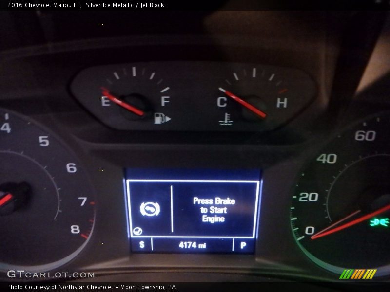 Silver Ice Metallic / Jet Black 2016 Chevrolet Malibu LT