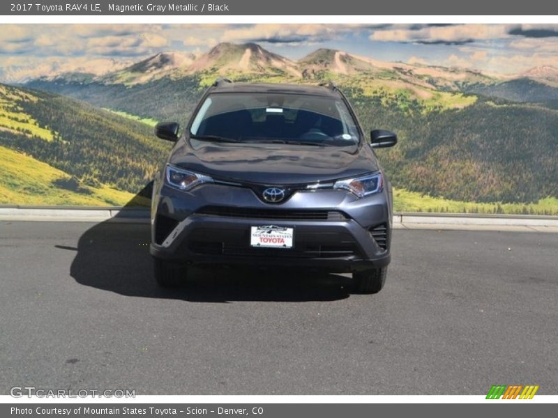 Magnetic Gray Metallic / Black 2017 Toyota RAV4 LE