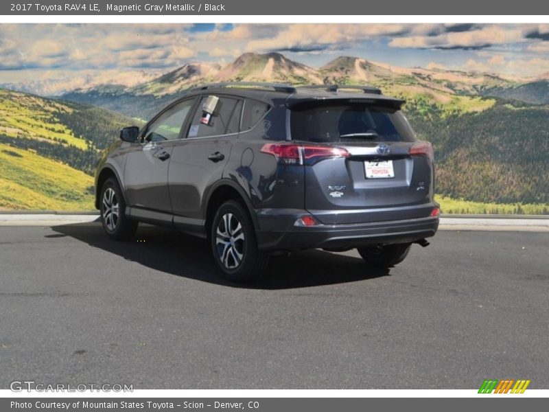 Magnetic Gray Metallic / Black 2017 Toyota RAV4 LE