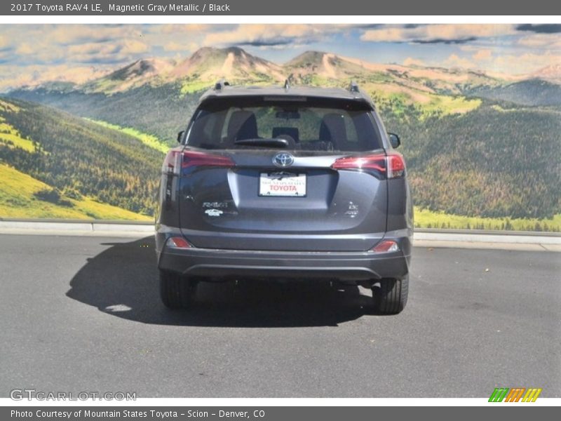 Magnetic Gray Metallic / Black 2017 Toyota RAV4 LE