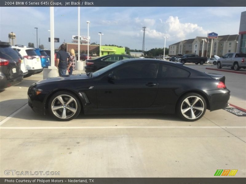 Jet Black / Black 2004 BMW 6 Series 645i Coupe