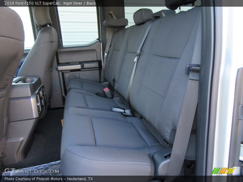 Ingot Silver / Black 2016 Ford F150 XLT SuperCab