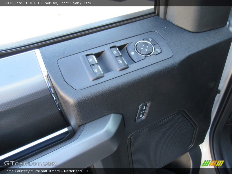 Ingot Silver / Black 2016 Ford F150 XLT SuperCab