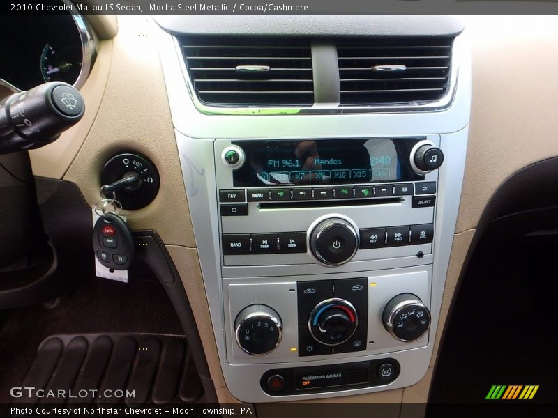 Mocha Steel Metallic / Cocoa/Cashmere 2010 Chevrolet Malibu LS Sedan