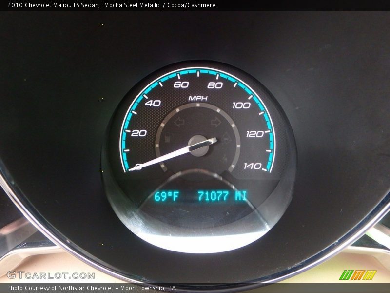 Mocha Steel Metallic / Cocoa/Cashmere 2010 Chevrolet Malibu LS Sedan