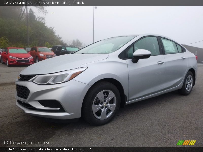 Silver Ice Metallic / Jet Black 2017 Chevrolet Cruze LS