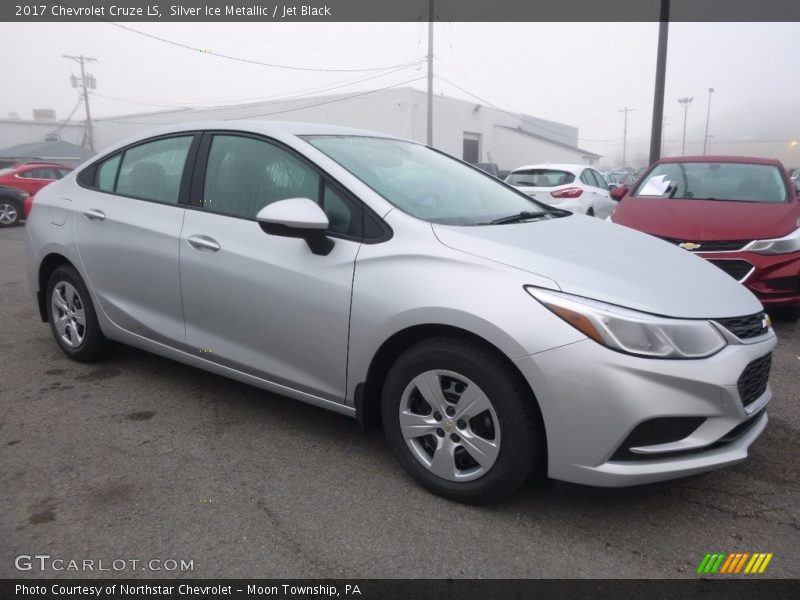 Silver Ice Metallic / Jet Black 2017 Chevrolet Cruze LS